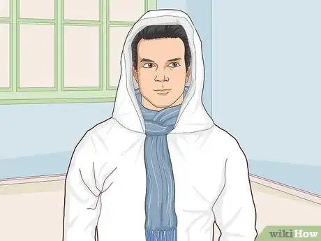 Image titled Wear a Scarf with a Hoodie Step 6