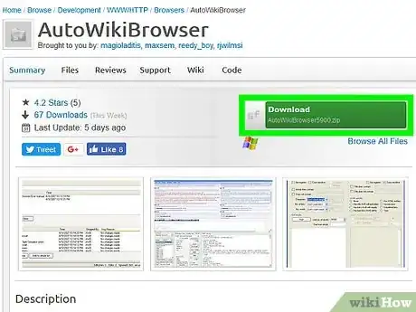 Image titled Download and Install AutoWikiBrowser Step 2