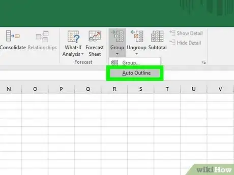 Image titled Group and Outline Excel Data Step 6