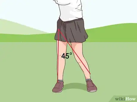 Image titled Add More Power to Your Golf Swing Step 2