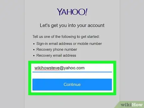 Image titled Recover a Yahoo Account Step 2
