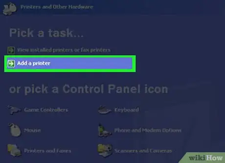 Image titled Add a Network Printer in Windows XP Step 2