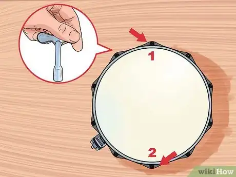 Image titled Tune a Snare Drum Step 6