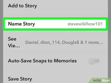 Image titled Create a Private Story on Snapchat Step 14