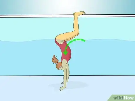 Image titled Do a Handstand in the Pool Step 3
