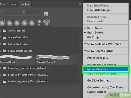 Image titled Install Photoshop Brushes Step 7