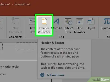 Image titled Add a Header in Powerpoint Step 8