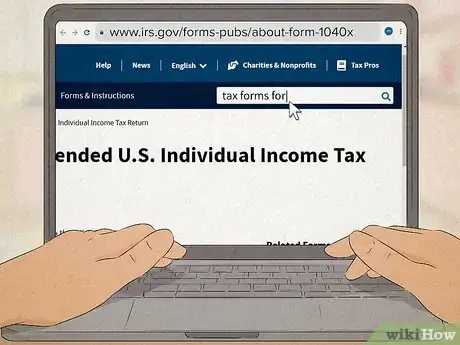 Image titled Fill Out a US 1040X Tax Return Step 3