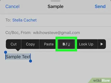 Image titled Embolden, Italicize, and Underline Email Text with iOS Step 9