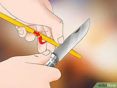 Image titled Sharpen a Pencil With a Knife Step 7