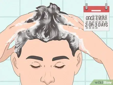 Image titled Make Hair Less Poofy Male Step 1
