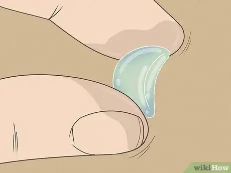 Image titled Remove Contact Lenses with Cotton Swabs Step 10