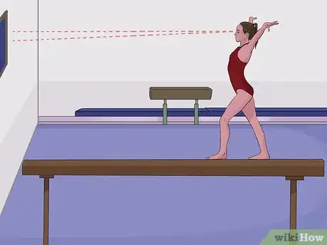 Image titled Walk on a Gymnastics Balance Beam Step 4