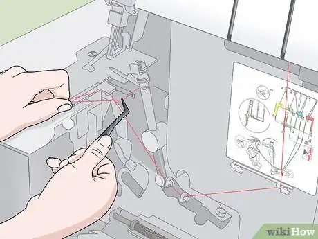 Image titled Put Thread in an Overlock Machine Step 8