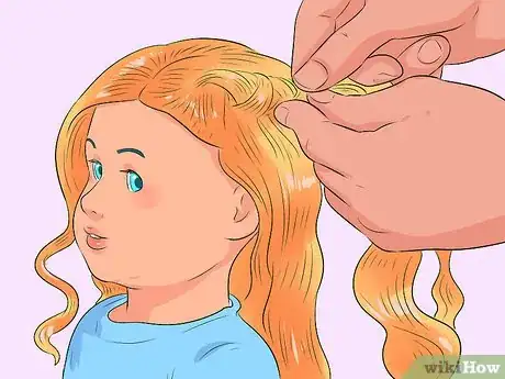Image titled Wash an American Girl Doll's Hair Step 17