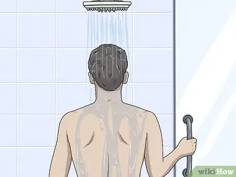 Image titled Take a Shower After Surgery Step 12