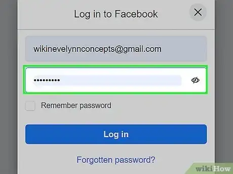 Image titled Log in to Facebook Step 3