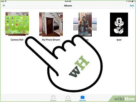 Image titled Rearrange Photos in an iPad Photo Album Step 2