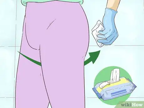 Image titled Change a Disposable Adult Diaper While Standing Step 6