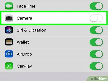 Image titled Disable the Camera and FaceTime on iPhone or iPad Step 5