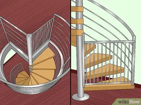 Image titled Close Off a Spiral Staircase Step 1