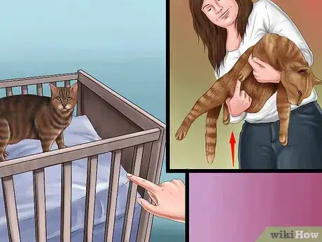 Image titled Keep a Cat out of a Crib Step 2