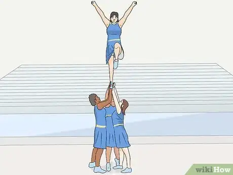 Image titled Be a Good Flyer in Cheerleading Step 4