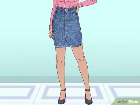 Image titled Style a Denim Skirt Step 2