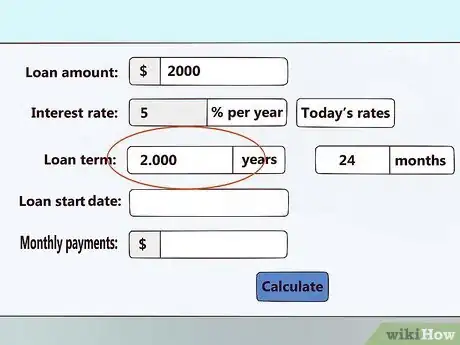 Image titled Calculate Loan Payments Step 4