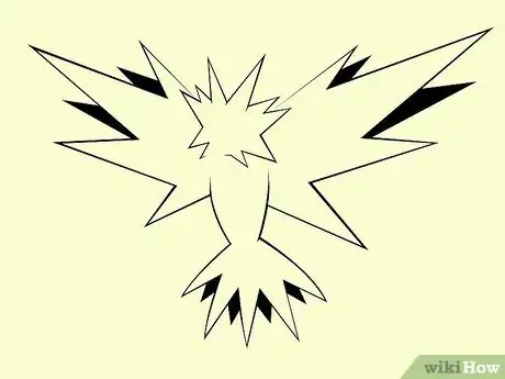 Image titled Draw the Three Legendary Birds Step 2
