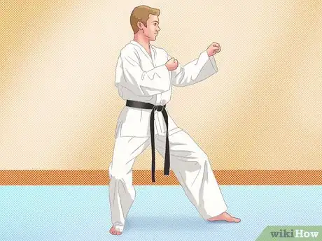 Image titled Perform a Taekwondo Front Kick Step 1