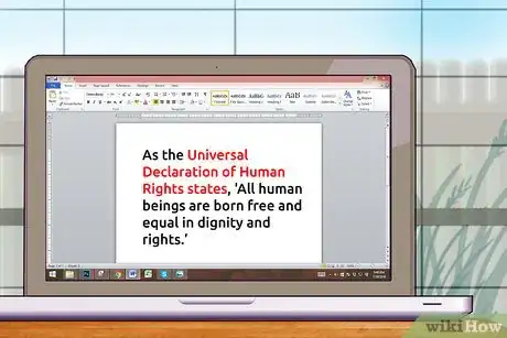 Image titled Cite the Universal Declaration of Human Rights Step 8