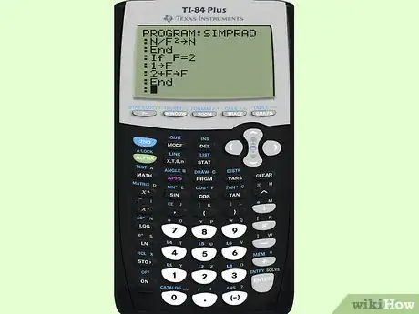 Image titled Make a Simple Program to Simplify Radicals on a TI 84 Step 14