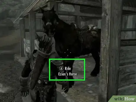 Image titled Ride Horses in Skyrim Step 4