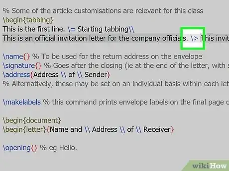 Image titled Tab in Latex Step 5