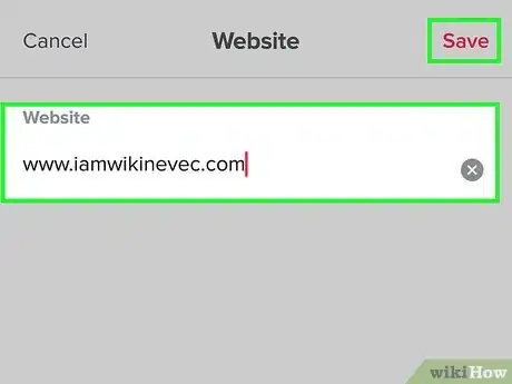 Image titled Put a Website on Tiktok Step 5