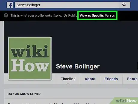Image titled View Your Page As Someone Else on Facebook Step 12