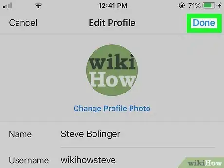 Image titled Get Multiple Lines in an Instagram Bio on iPhone or iPad Step 10