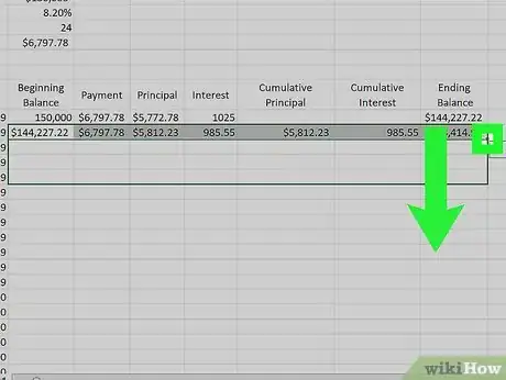 Image titled Prepare Amortization Schedule in Excel Step 10