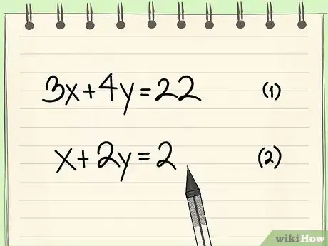 Image titled Solve Simultaneous Equations Graphically Step 1