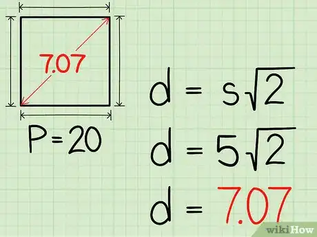 Image titled Calculate a Diagonal of a Square Step 10