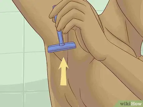 Image titled Shave Under Your Arms for the First Time Step 10