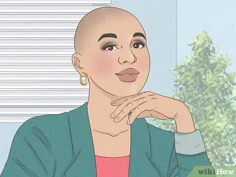 Image titled Be a Bald and Beautiful Woman Step 5