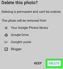 Delete Photos in Google Hangouts on iPhone or iPad