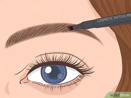 Image titled Cover Tattooed Eyebrows with Makeup Step 8
