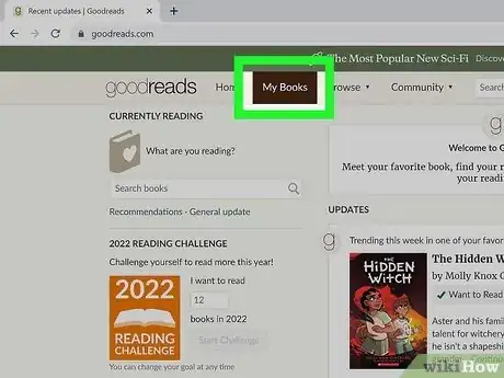 Image titled Export Your List of Shelved Books from Goodreads Step 1