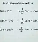 Take Derivatives