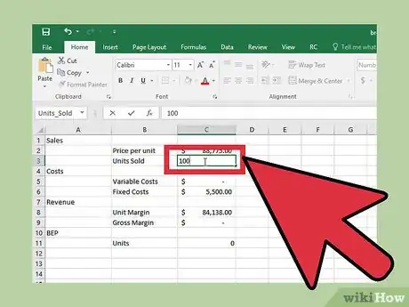 Image titled Do a Break Even Chart in Excel Step 26