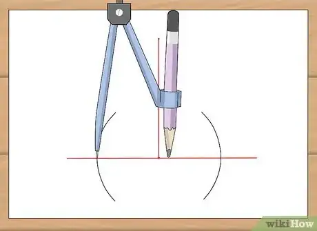 Image titled Construct a Perpendicular Line to a Given Line Through Point on the Line Step 5