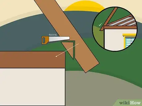 Image titled Build a Gable Roof Step 05